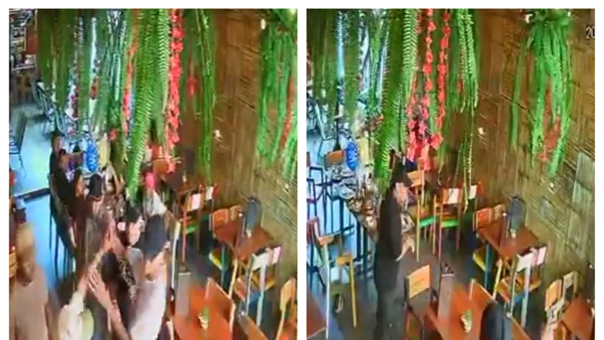 Se conoce el video en el que hombres armados atacaron de manera violenta a un comerciante en un exclusivo restaurante de Cali: fue acribillado