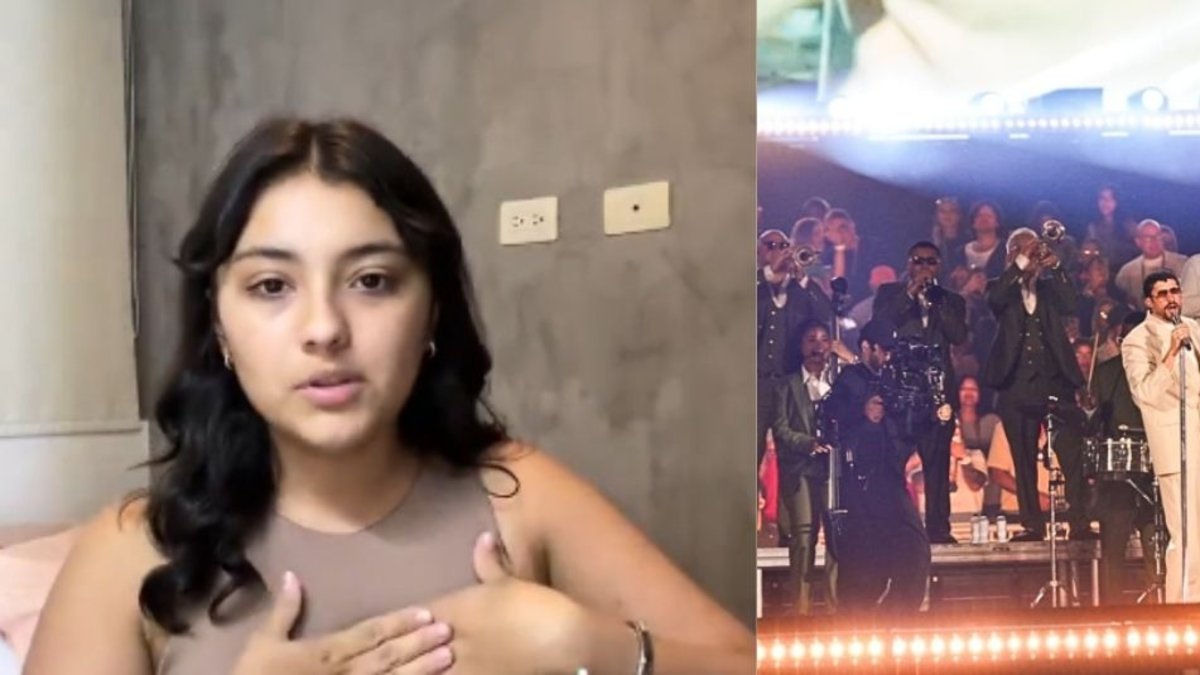 Denuncias por comportamiento indignante de un hombre que orinó sobre varios asistentes en el concierto de Bad Bunny en Medellín