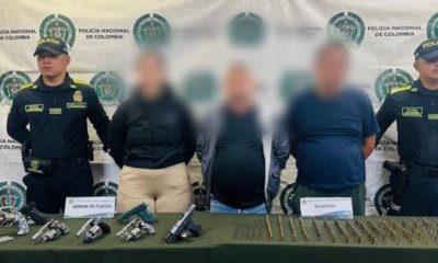 capturan a tres presuntos colaboradores y decomisan arsenal en Barranquilla