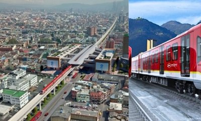 una estructura de tres niveles con locales comerciales para sus pasajeros