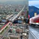 una estructura de tres niveles con locales comerciales para sus pasajeros