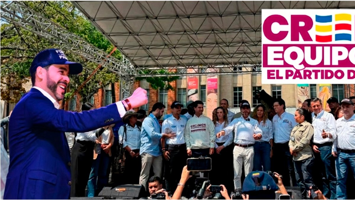 Creemos, el movimiento de 'Fico' Gutiérrez, oficializa en Medellín su respaldo a la candidatura presidencial de Abelardo de la Espriella