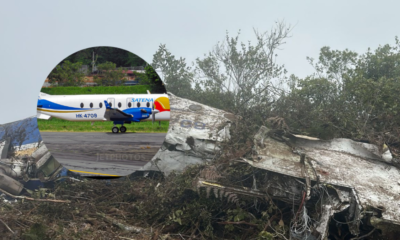 Primeras imágenes del avión de Satena que había desaparecido en Norte de Santander y que se accidentó con 15 personas a bordo: así quedó