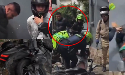 los fleteros huyeron y chocaron contra otro vehículo