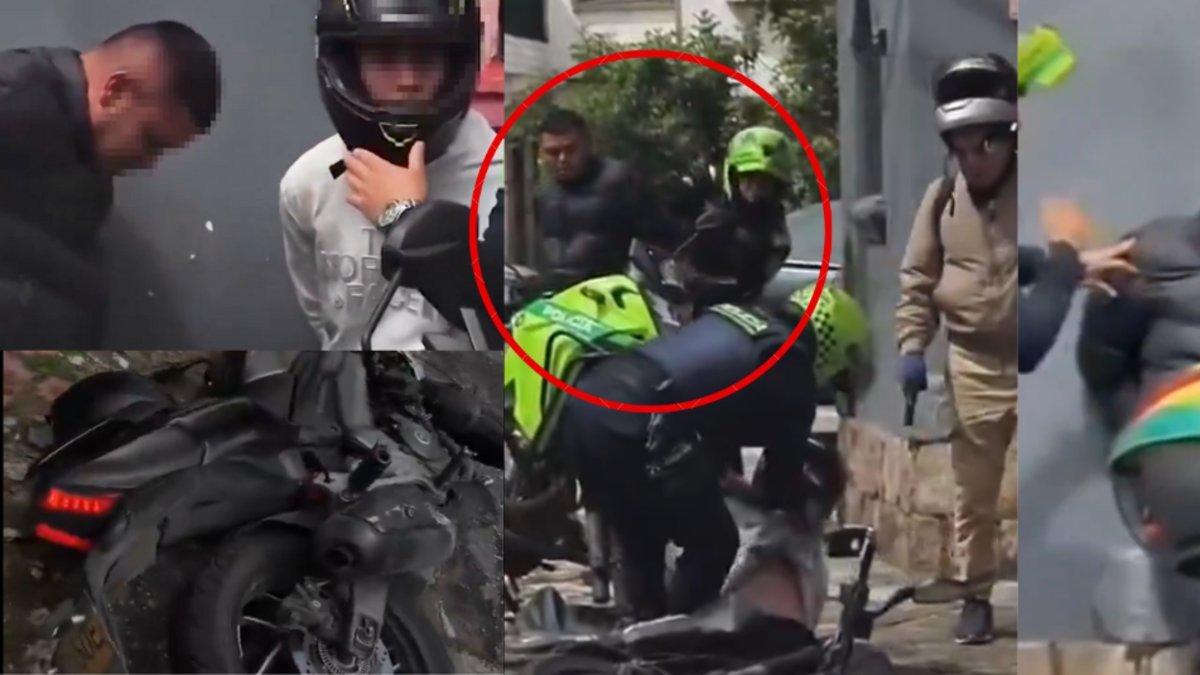 los fleteros huyeron y chocaron contra otro vehículo