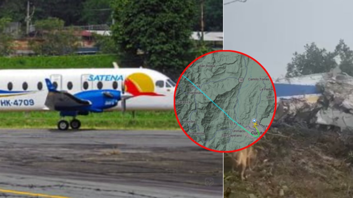 Entregan primeros detalles del avión de Satena que se accidentó en Norte de Santander con 15 personas a bordo: 'Condiciones adversas permanentes'