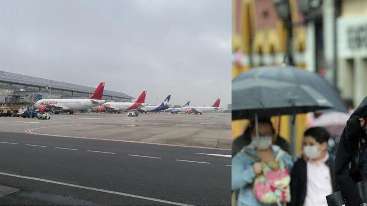 aeropuerto El Dorado pidió a los pasajeros verificar sus vuelos por condiciones climáticas en Bogotá