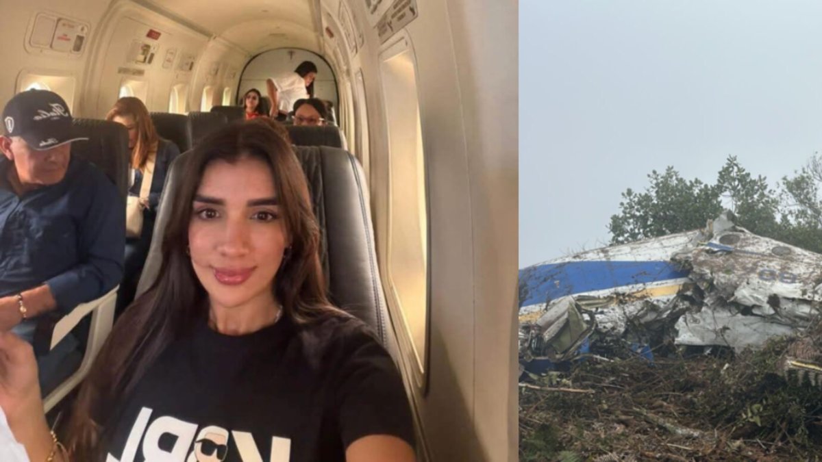 La última foto de una de las pasajeras al interior del avión de Satena que se accidentó en Norte de Santander y dejó 15 muertos