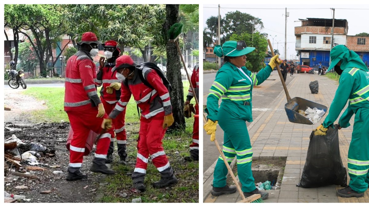 Operadores de aseo ofrecen tranquilidad y ratifican su compromiso con la limpieza de Cali pese a la finalización de sus contratos.
