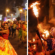 la mítica marcha pagana de fuego, música y color en el marco de las Fiestas de la Virgen de la Candelaria