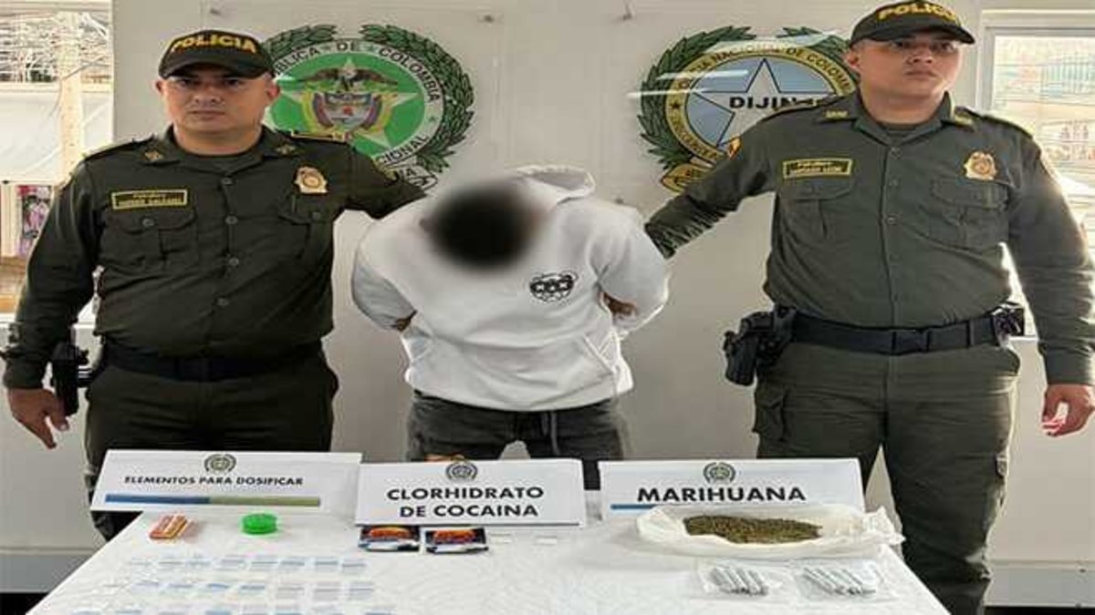 Cayó alias Ventura, señalado traficante de drogas con 15 años de historial delictivo en Fusagasugá