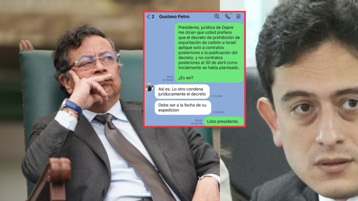 Luis Carlos Reyes responde a Petro por trino de recorte de $16 billones y revela charlas sobre carbón a Israel: 'Falsedades'