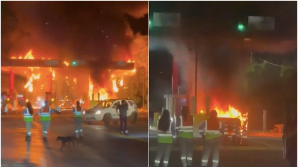 ¿Cuál fue el origen de las llamas en el pico de Guaduas? Bomberos revelan detalles del incendio que arrasó una cabina y cerró la vía Bogotá