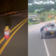 Hostigamientos contra la Policía durante la desactivación de un cilindro instalado en la vía Cali