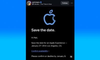 Apple organizará un evento para creadores en Los Ángeles del 27 al 29 de enero que podría coincidir con el anuncio de la MacBook Pro