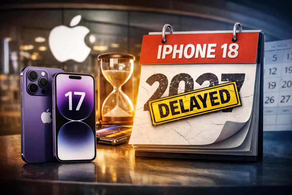 Apple podría retrasar el iPhone 18 hasta 2027 y romper su calendario histórico