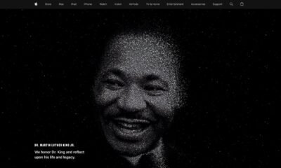 Apple rinde homenaje al Dr. Martin Luther King Jr. con un tributo en su sitio web de página completa