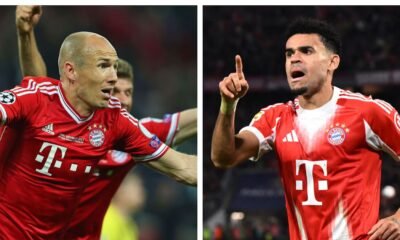 Arjen Robben respondió a las comparaciones con la dupla de Luis Díaz y Michael Olise en el Bayern Múnich