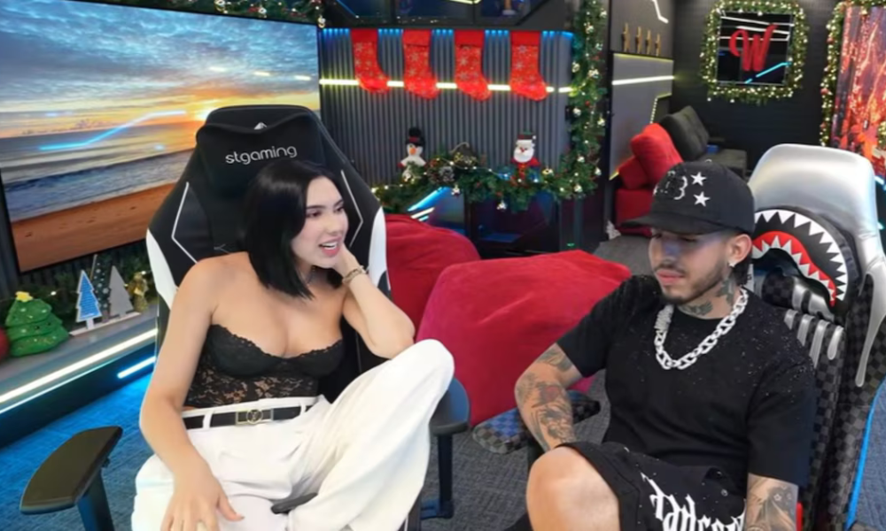 Así fue el reencuentro de Westcol y Aída Victoria Merlano durante un streaming: “A mí me falta una buena mujer”