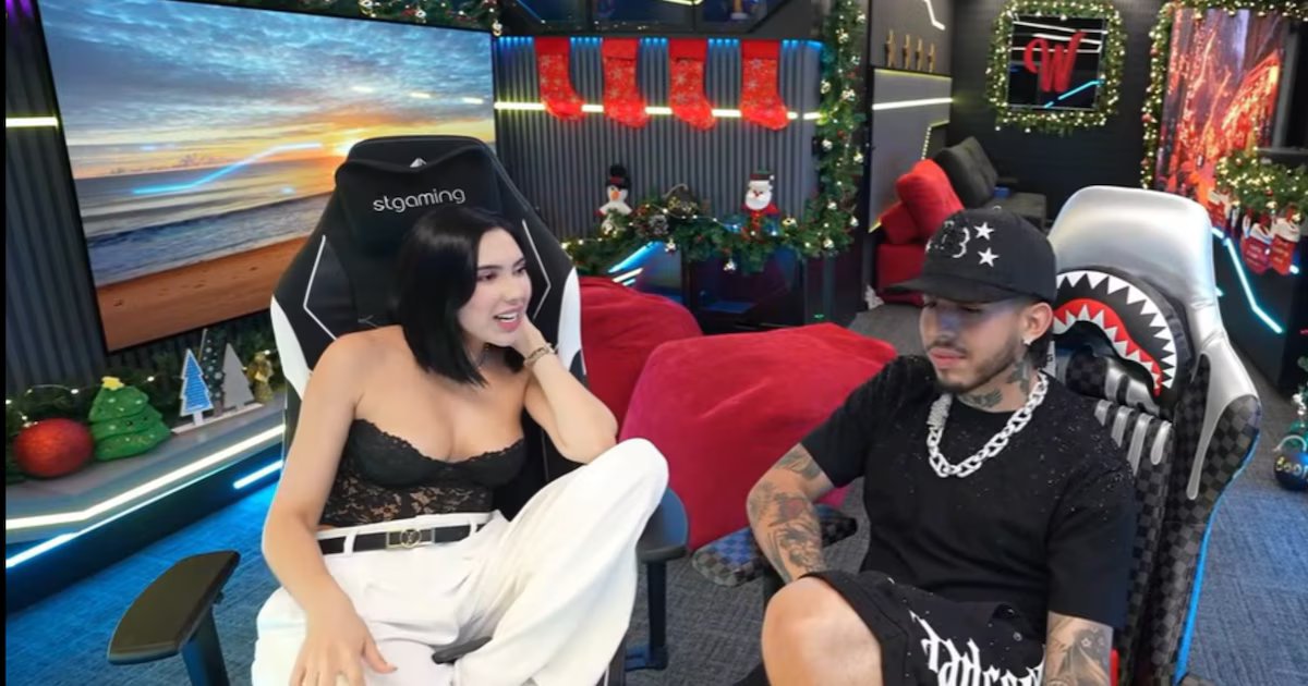 Así fue el reencuentro de Westcol y Aída Victoria Merlano durante un streaming: “A mí me falta una buena mujer”