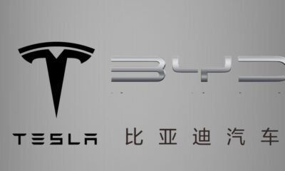 Tesla vs BYD. Imagen Marcas