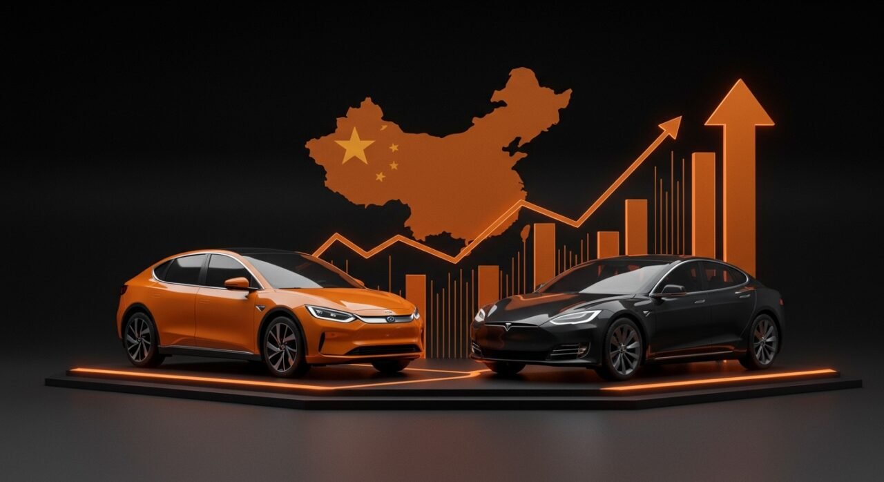 BYD supera a Tesla en ventas de vehículos eléctricos 2025