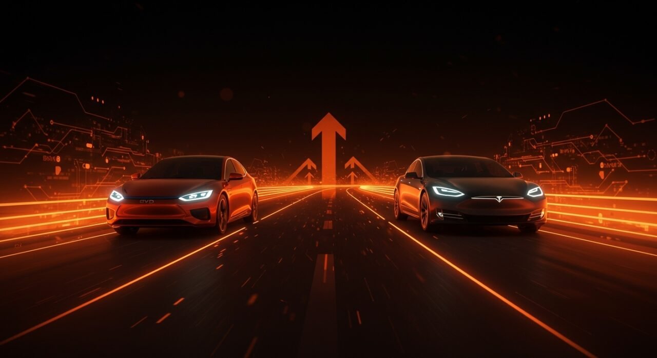 BYD supera a Tesla en ventas de vehículos eléctricos en 2025