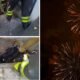 Bomberos salvan a un perro atrapado en un conducto de aguas lluvias en Pasto: salió corriendo debido al uso de pólvora
