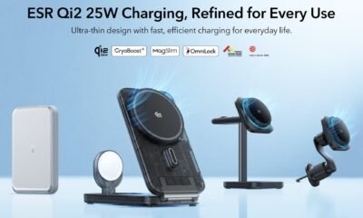 CES 2026: ESR anuncia cargadores inalámbricos Qi2.2 con carga de 25 W para iPhone 17