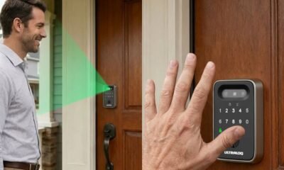 CES 2026: La cerradura inteligente Ultraloq Bolt Sense utiliza la vena de la palma y el reconocimiento facial para desbloquear la puerta