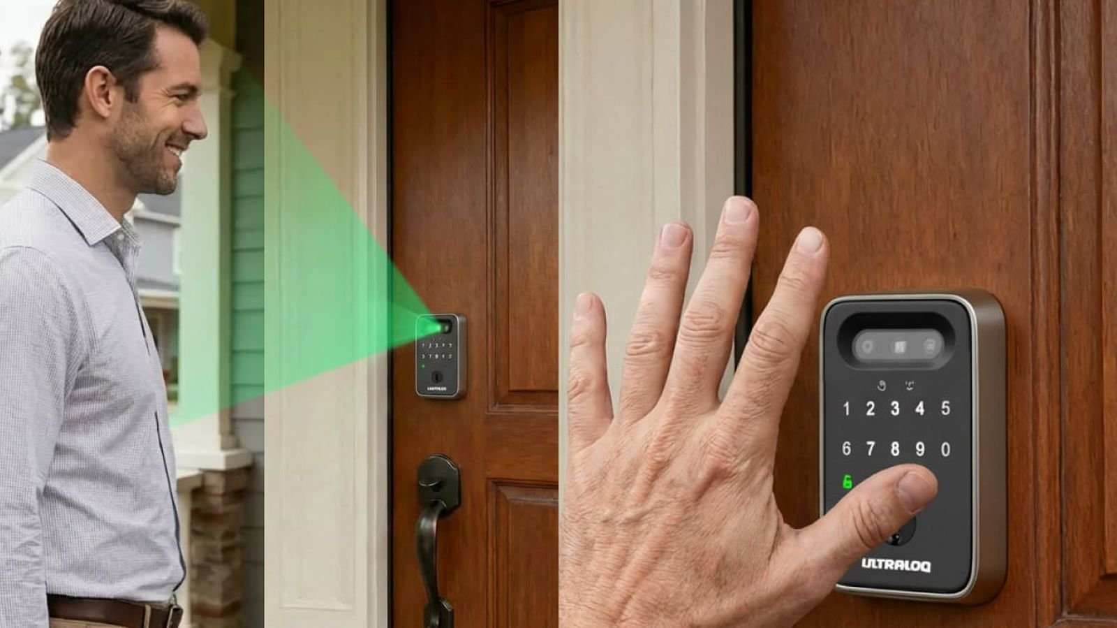 CES 2026: La cerradura inteligente Ultraloq Bolt Sense utiliza la vena de la palma y el reconocimiento facial para desbloquear la puerta