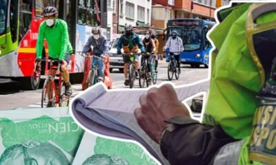 Ciclistas en Colombia pagarán más de 160.000 pesos en 2026 por estas infracciones de tránsito: así quedaron las sanciones