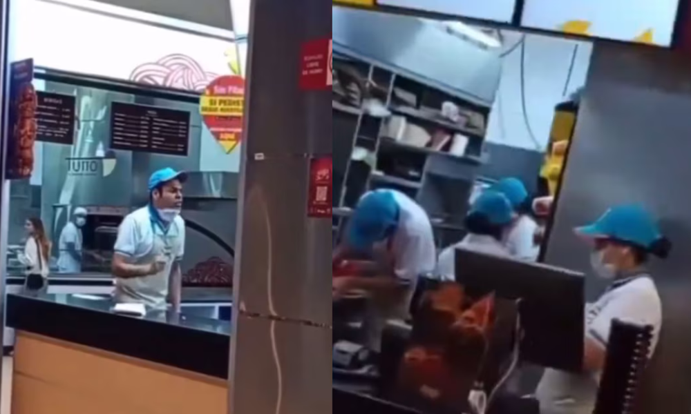 Con llanto y frente a clientes, empleado de Frisby que se quejó de maltrato de laboral y “humillaciones”: quedó en video