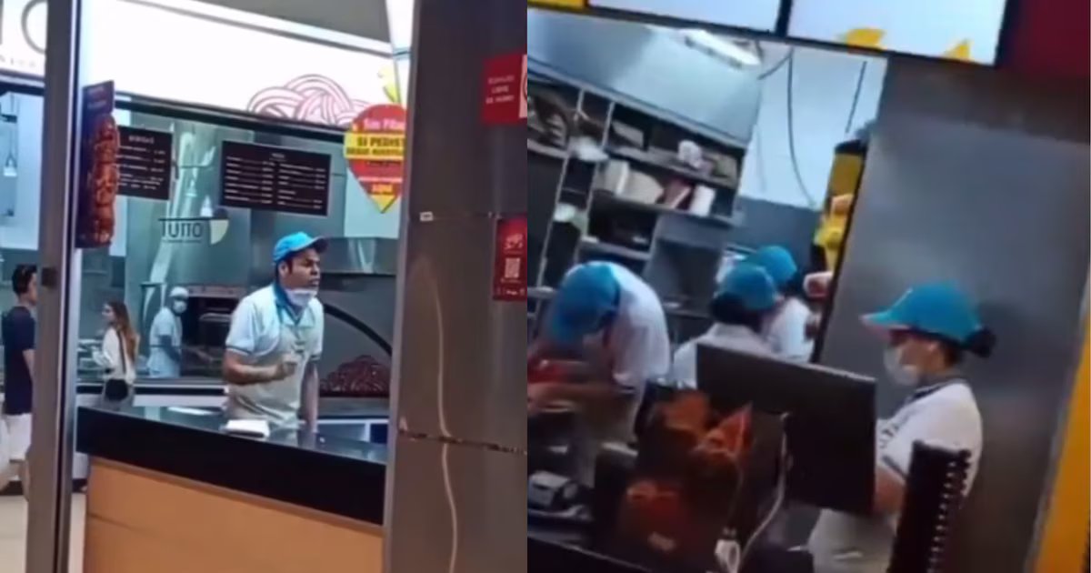 Con llanto y frente a clientes, empleado de Frisby que se quejó de maltrato de laboral y “humillaciones”: quedó en video