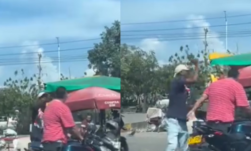 Delincuente en Cartagena le propinó un “cachazo” a su víctima porque no encontró qué robarle: fue capturado