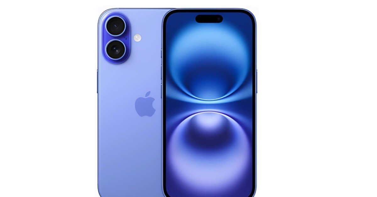 Descuentazo de más de 7 mil pesos en el iPhone 16 de 128GB en color ultramarino y cámara de 48MP