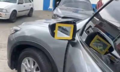 Detienen lujoso Mazda CX-5 de $140 millones por una ‘colombianada’: llevaba un espejo decorativo como retrovisor