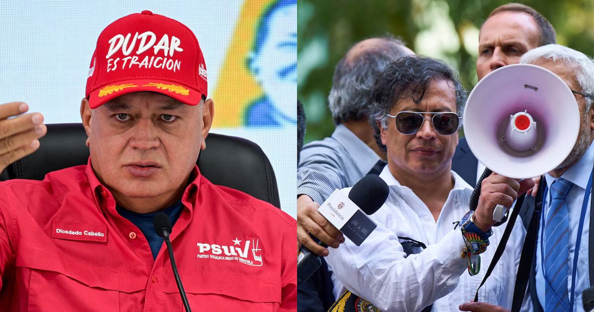 Diosdado Cabello cuestiona a Gustavo Petro por comentarios en X sobre incendio en Zulia y afirma que fueron “barbaridades”
