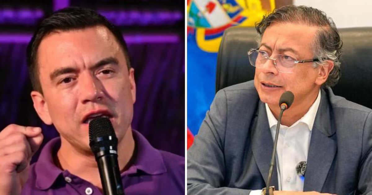 Ecuador respondió al Petro y se mantuvo en sus señalamientos por inacción en la lucha contra las drogas: “No está haciendo nada”