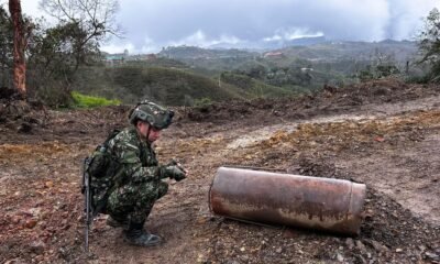 El Ejército Nacional destruye artefactos explosivos y un mecanismo de lanzamiento en Anorí, Antioquia