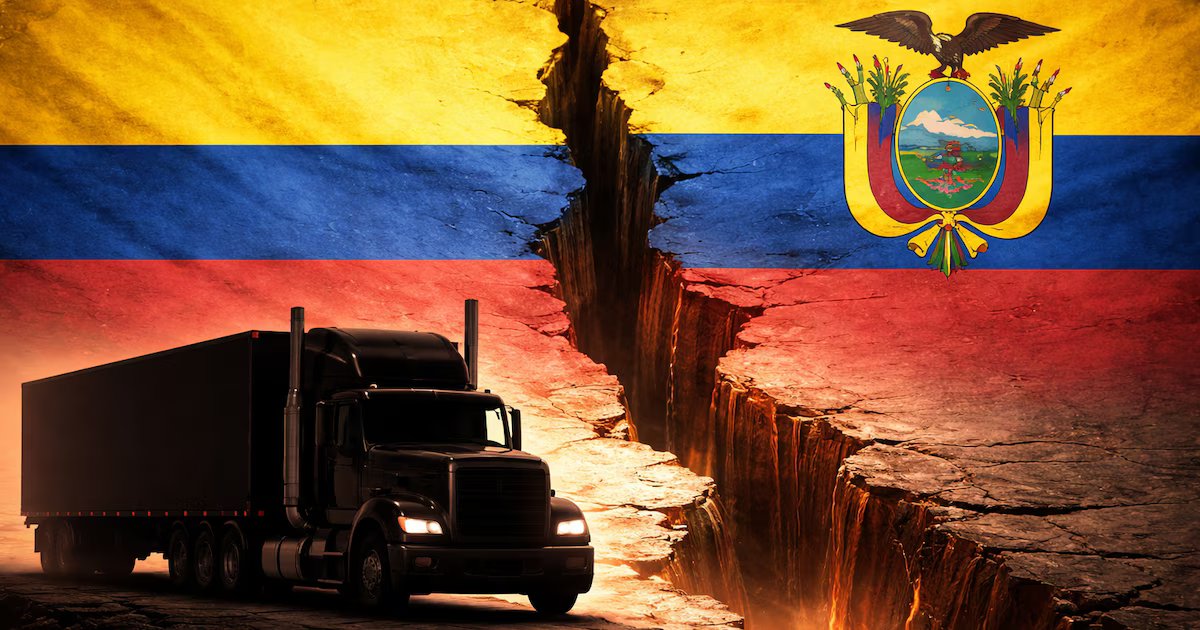 El transporte de carga es el gran damnificado de la guerra arancelaria entre Colombia y Ecuador, advirtió Colfecar