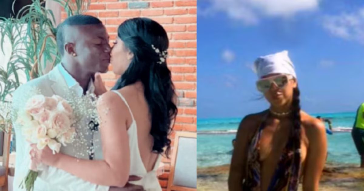 Ella es Mia Orejuela, la esposa de Marino Hinestroza, la nueva figura de Boca Juniors