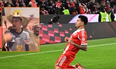En plena celebración del Año Nuevo, Luis Díaz se puso la camiseta de Junior Campeón 2025: “Tu papá”