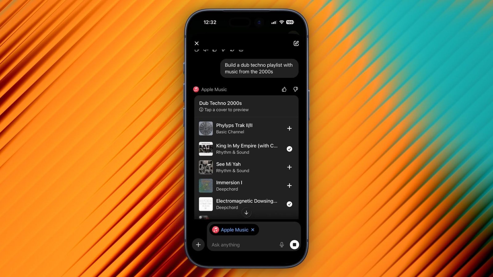 Genere listas de reproducción de Apple Music con ChatGPT