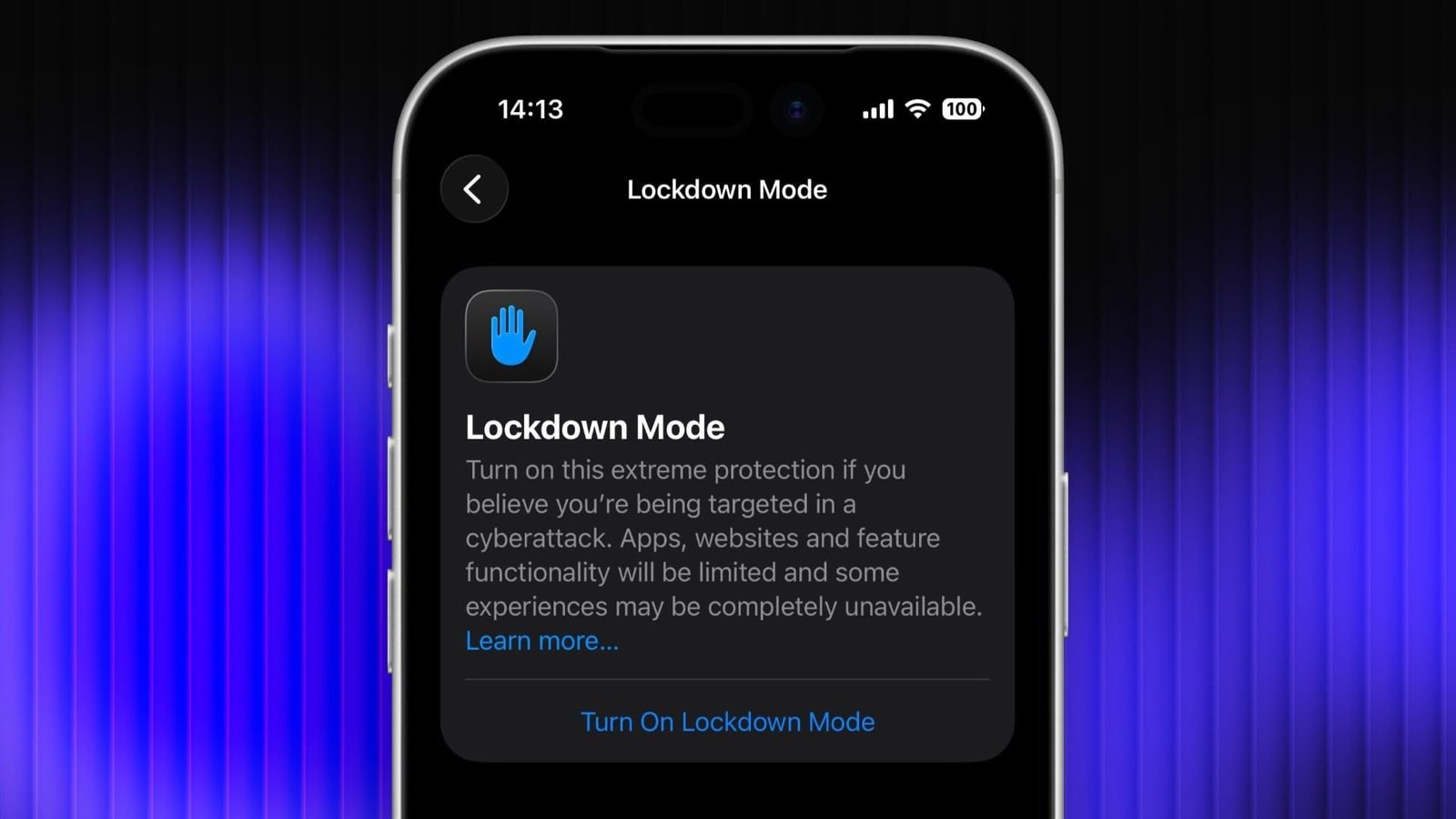 Habilite el modo de bloqueo en iPhone, iPad y Mac