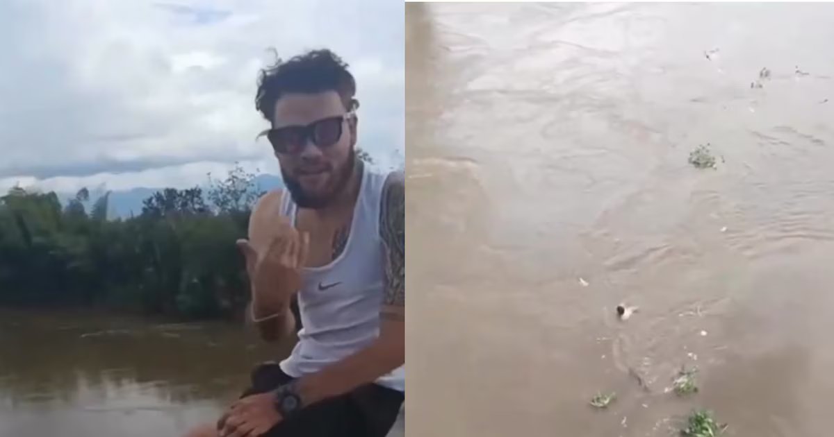 Hallan el cadáver de Ángel Montoya; desapareció tras lanzarse al río Cauca mientras grababa un video para redes sociales