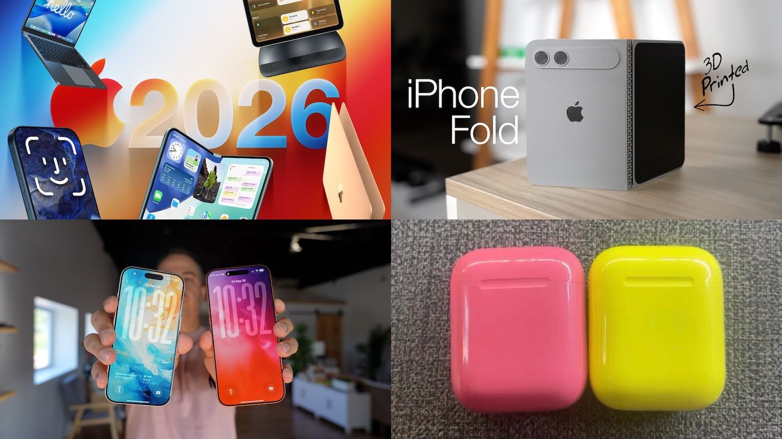 Historias destacadas: planes de Apple para 2026, maqueta práctica de iPhone Fold y más