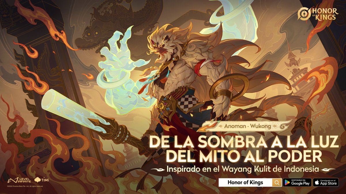Honor of Kings inicia 2026 con la llegada de la heroína Haya, un nuevo aspecto de Wukong y un modo de juego cooperativo.