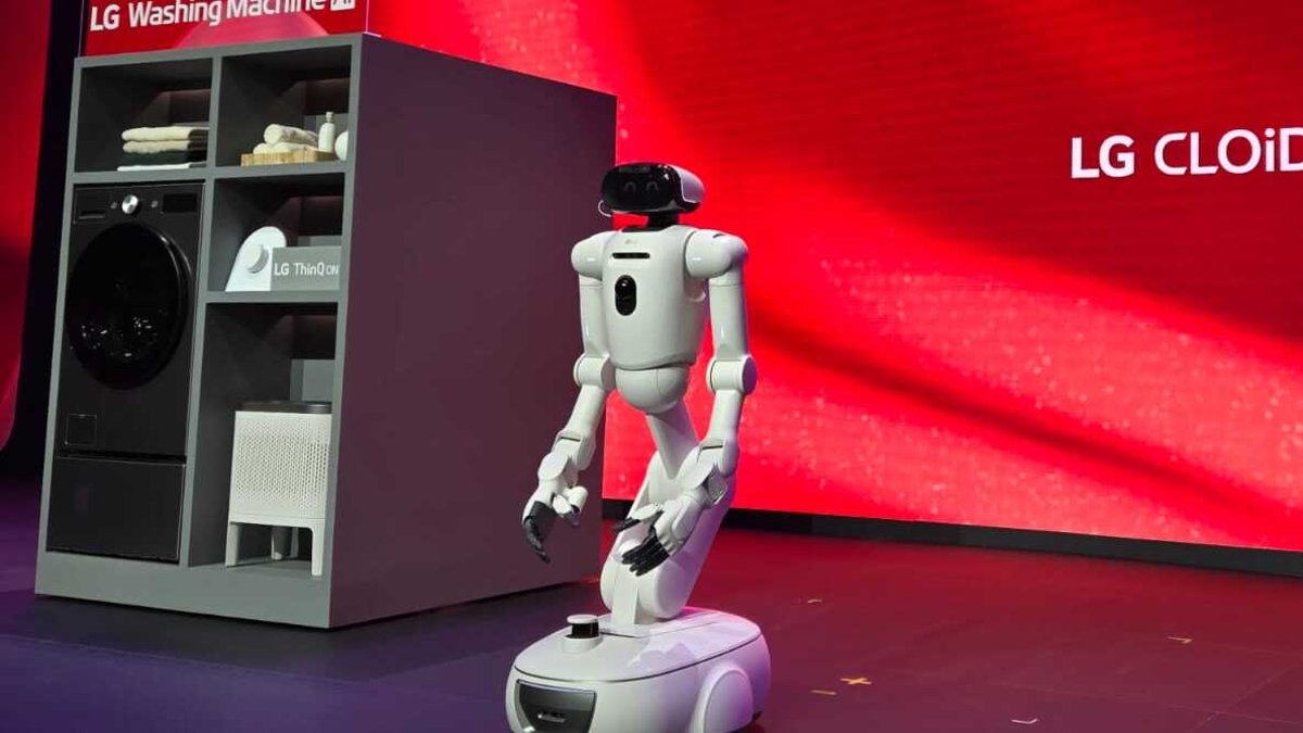 LG presentó en público a su robot doméstico CloiD y sus apuestas de asistencia IA para 2026