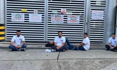 La Electrificadora de Santander enfrenta protestas laborales por desacuerdos salariales: trabajadores se encadenaron